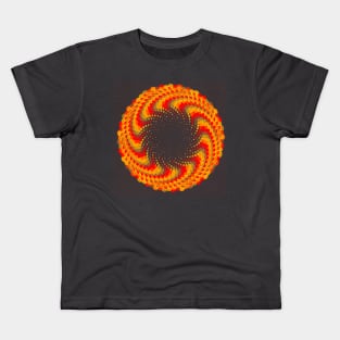 Red Yellow Flower / Phyllotactic Spirals Kids T-Shirt